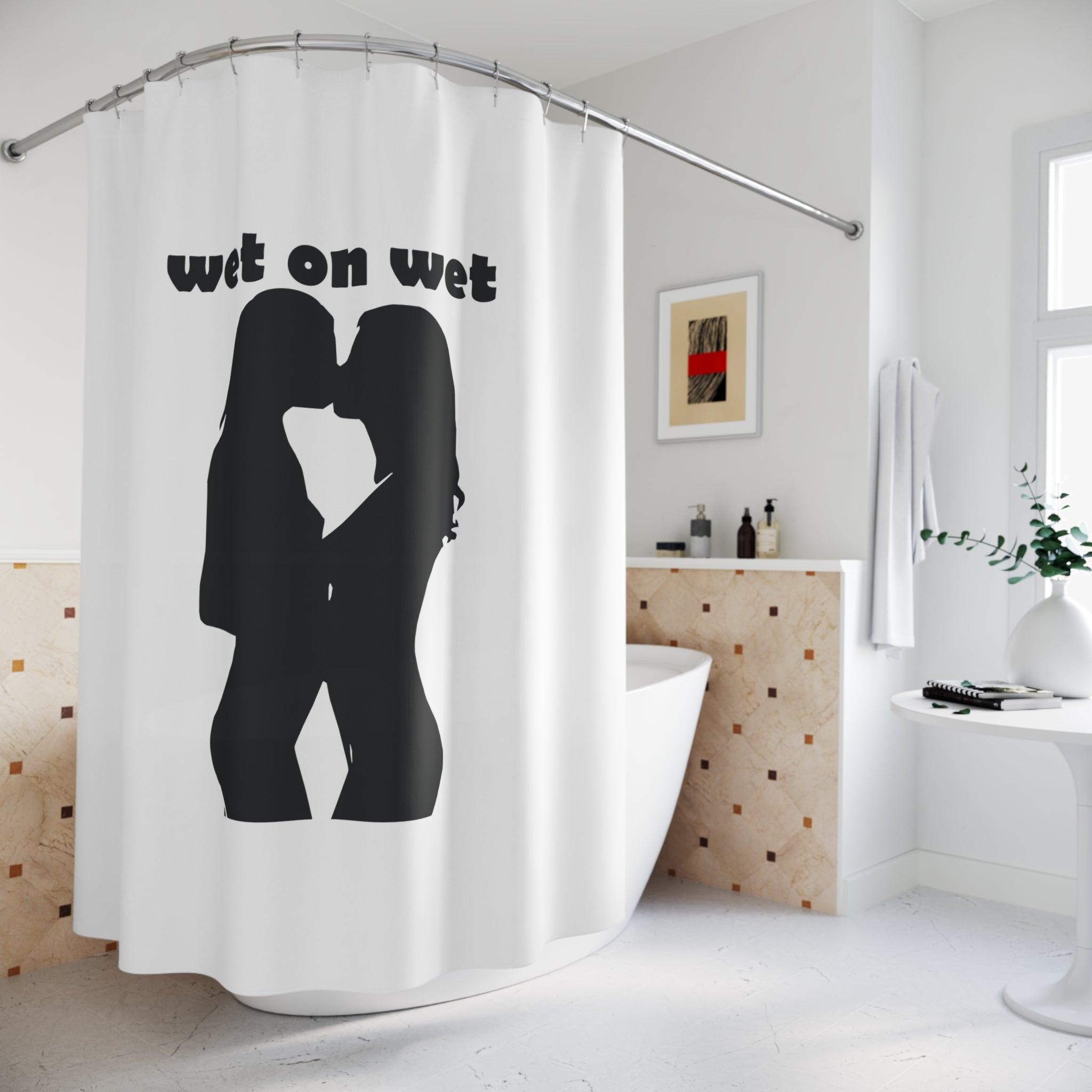 Wet On Wet - Shower Curtains - Witty Twisters Fashions