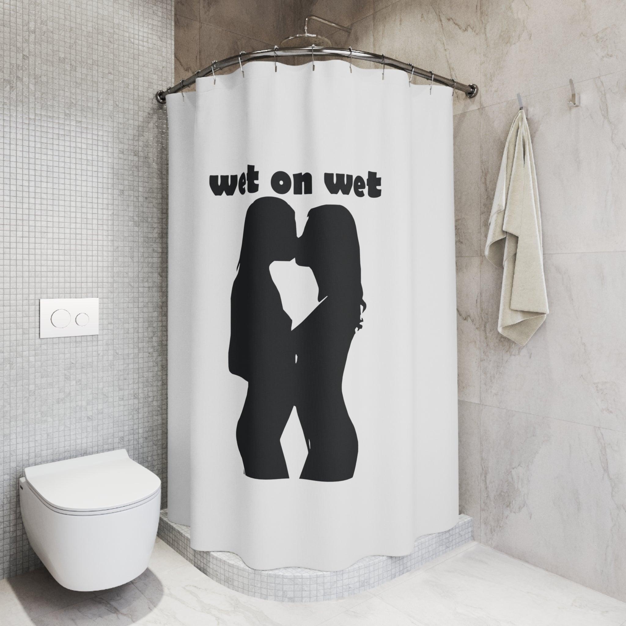 Wet On Wet - Shower Curtains - Witty Twisters Fashions