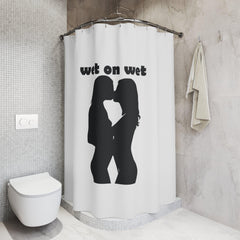 Wet On Wet - Shower Curtains - Witty Twisters Fashions