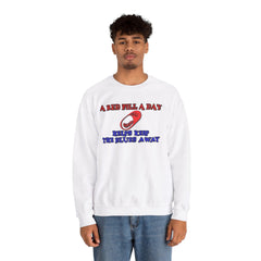 A red pill a day helps keep the blues away - Sweatshirt - Witty Twisters Fashions