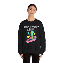 Alien Autopsy Survivor - Sweatshirt - Witty Twisters Fashions