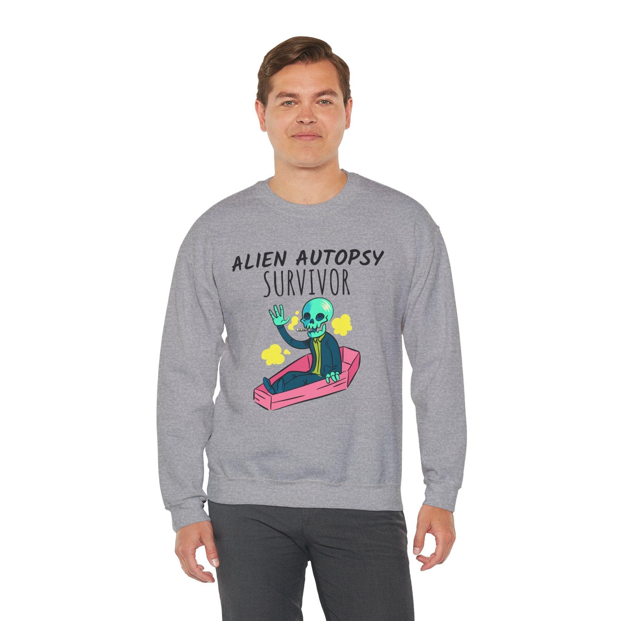 Alien Autopsy Survivor - Sweatshirt - Witty Twisters Fashions