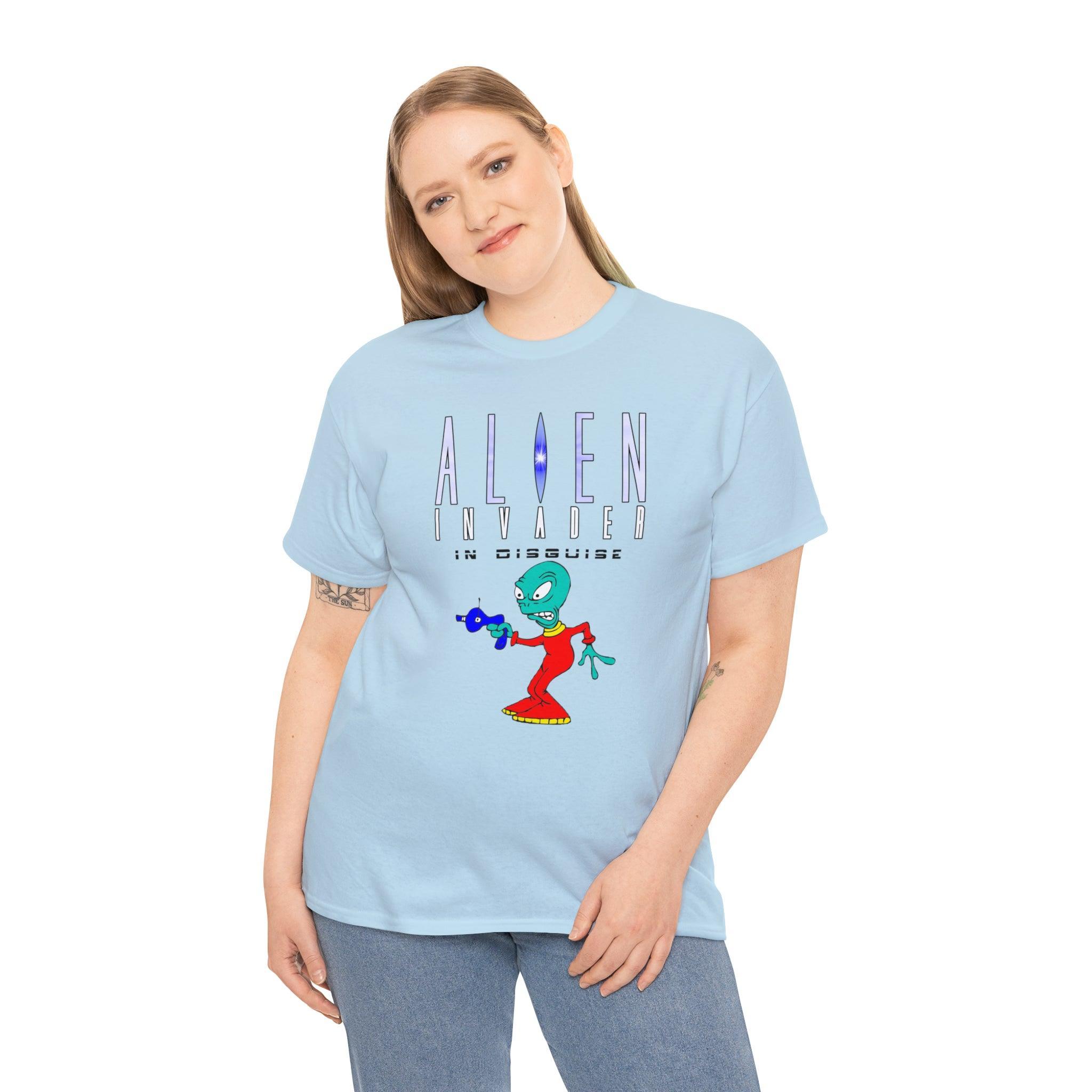 Alien Invader In Disguise - T-Shirt - Witty Twisters Fashions