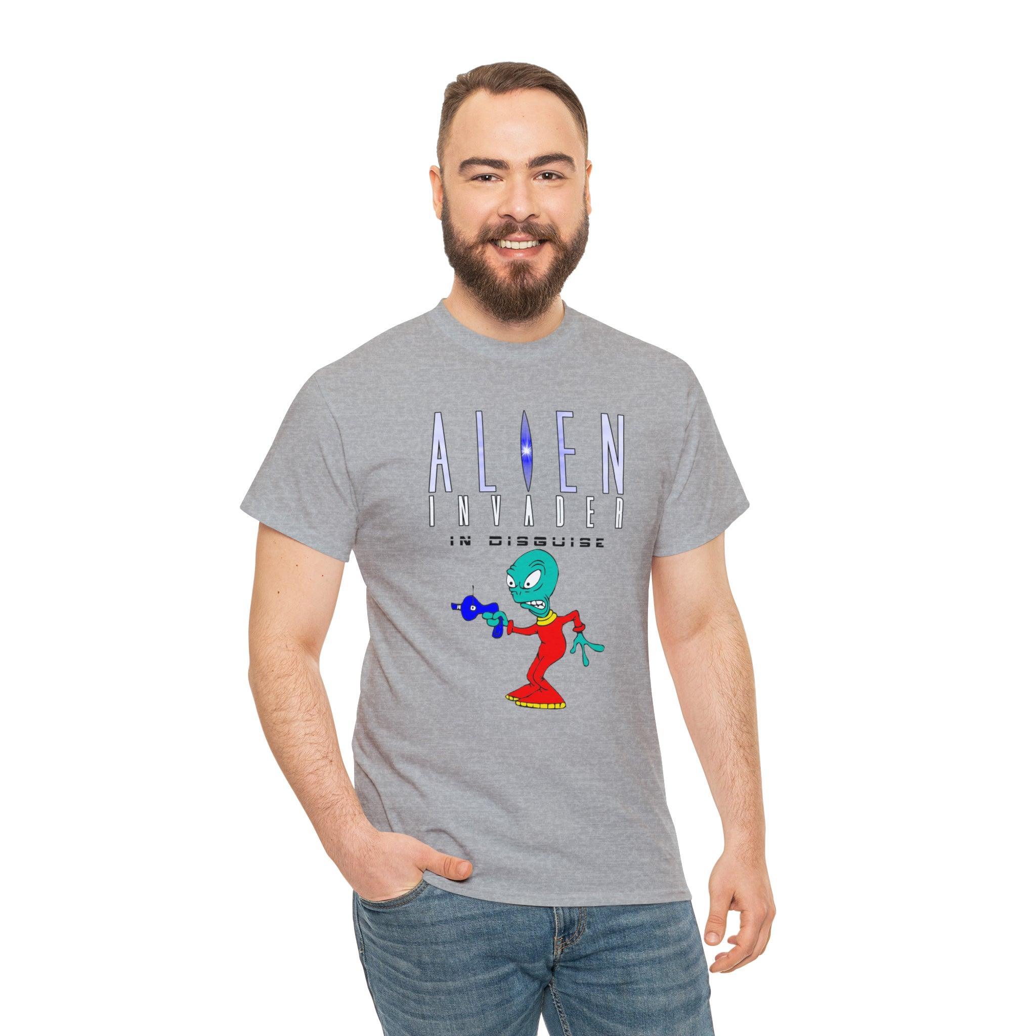 Alien Invader In Disguise - T-Shirt - Witty Twisters Fashions
