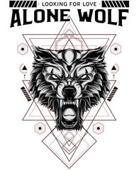 Alone Wolf Looking For Love - Tank Top - Witty Twisters Fashions