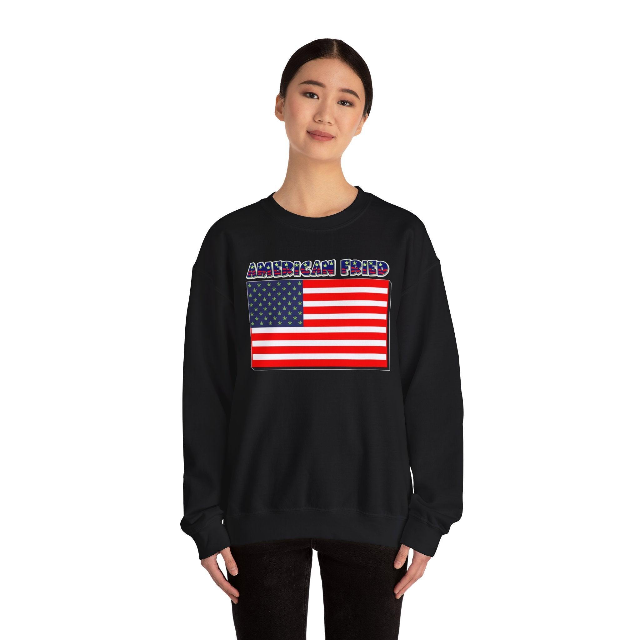 American Fried - Sweatshirt - Witty Twisters Fashions