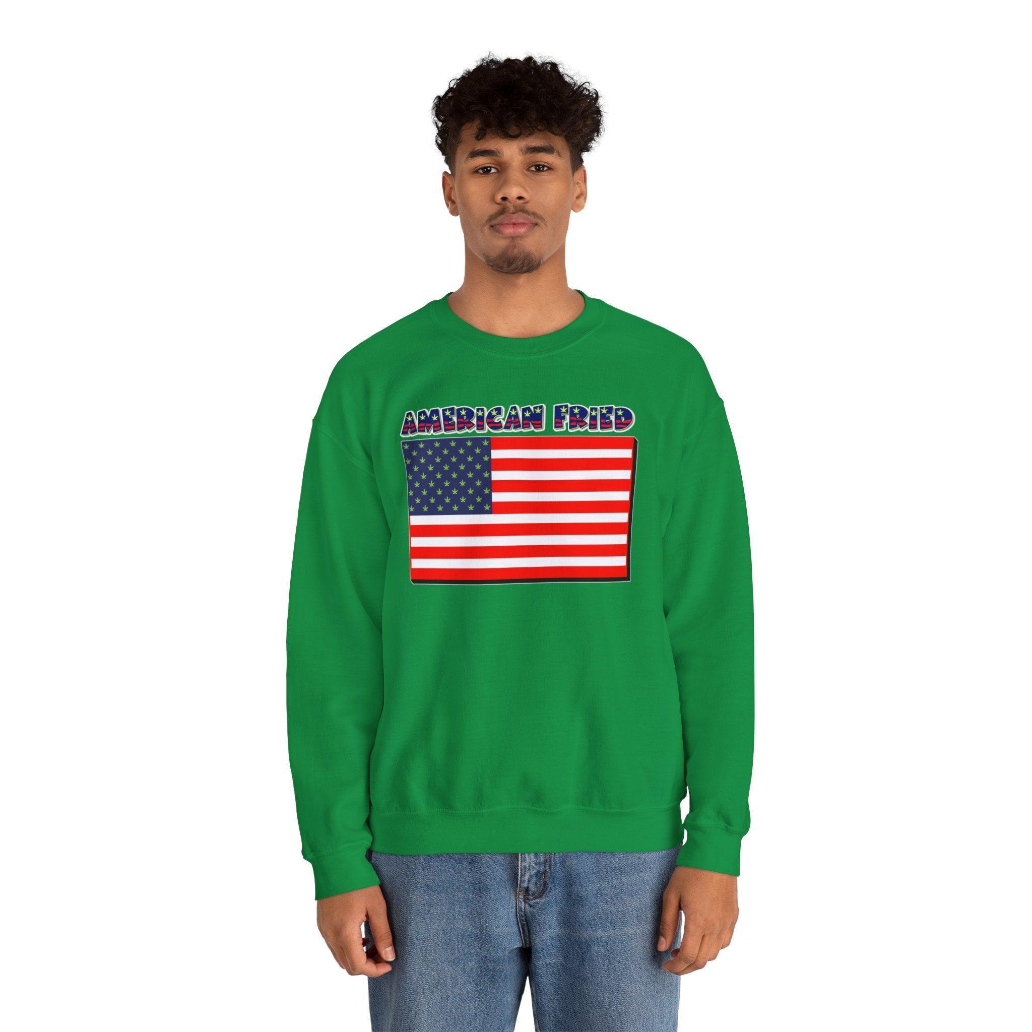 American Fried - Sweatshirt - Witty Twisters Fashions