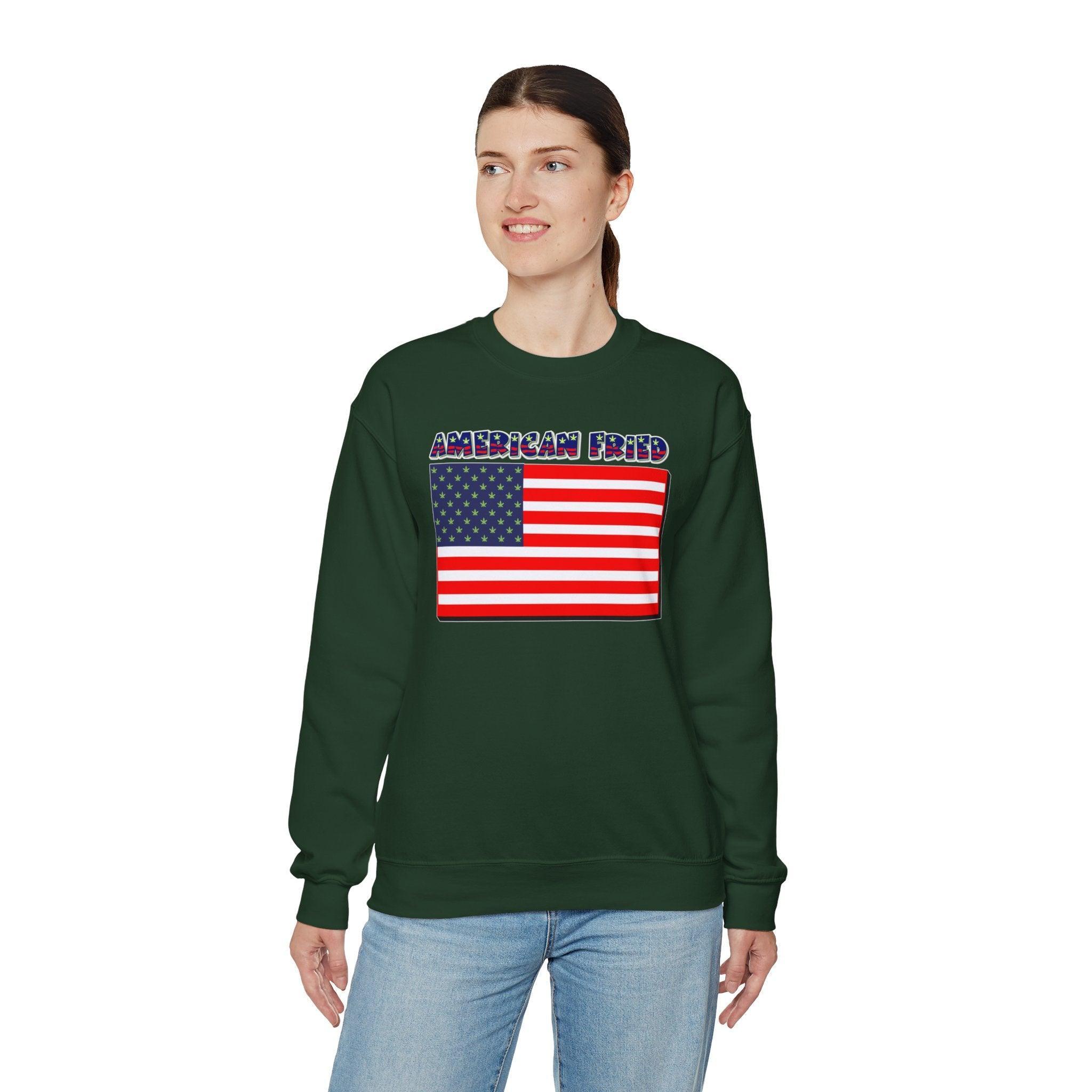 American Fried - Sweatshirt - Witty Twisters Fashions