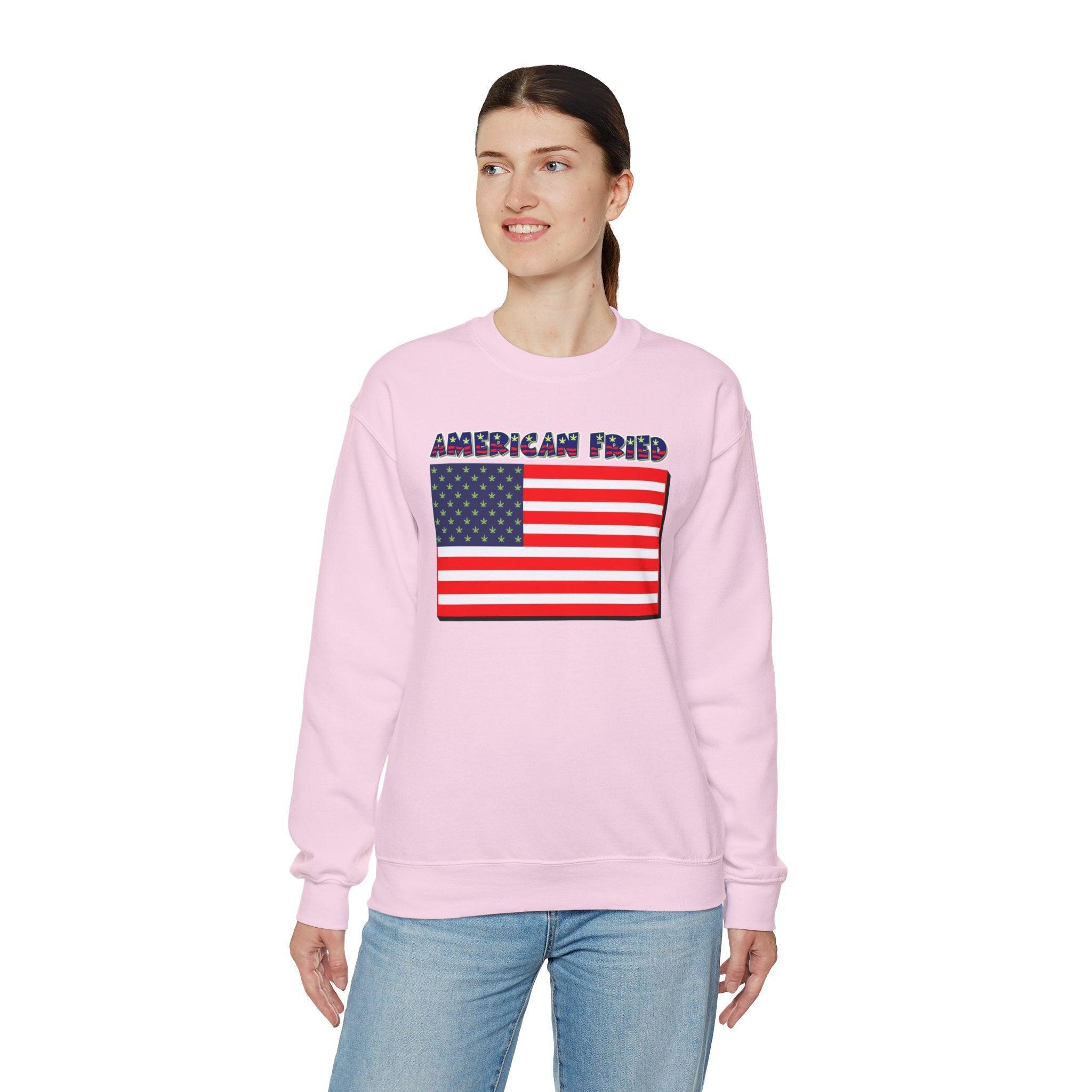 American Fried - Sweatshirt - Witty Twisters Fashions
