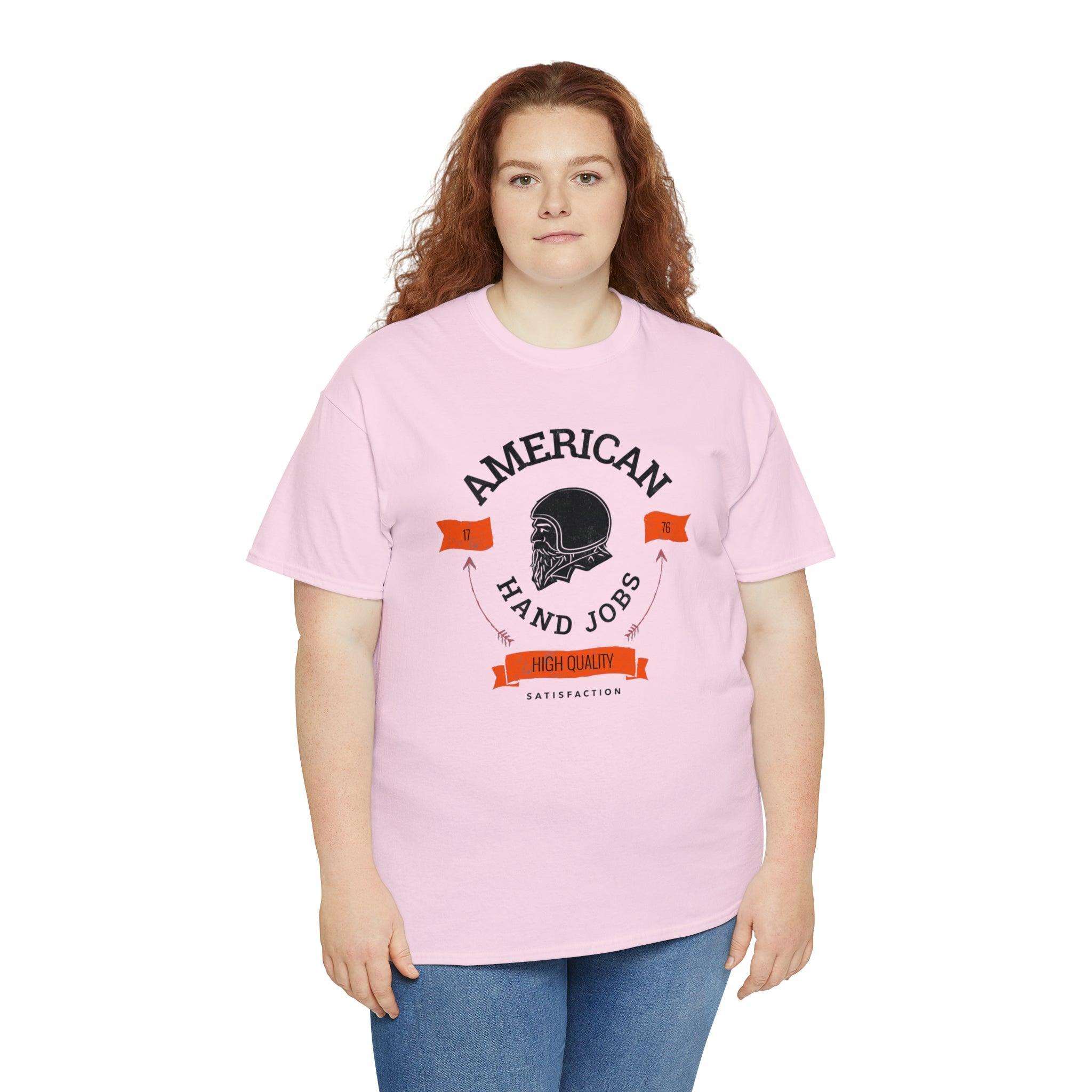 American Hand Jobs High Quality Satisfaction - T-Shirt - Witty Twisters Fashions