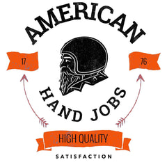 American Hand Jobs High Quality Satisfaction - T-Shirt - Witty Twisters Fashions