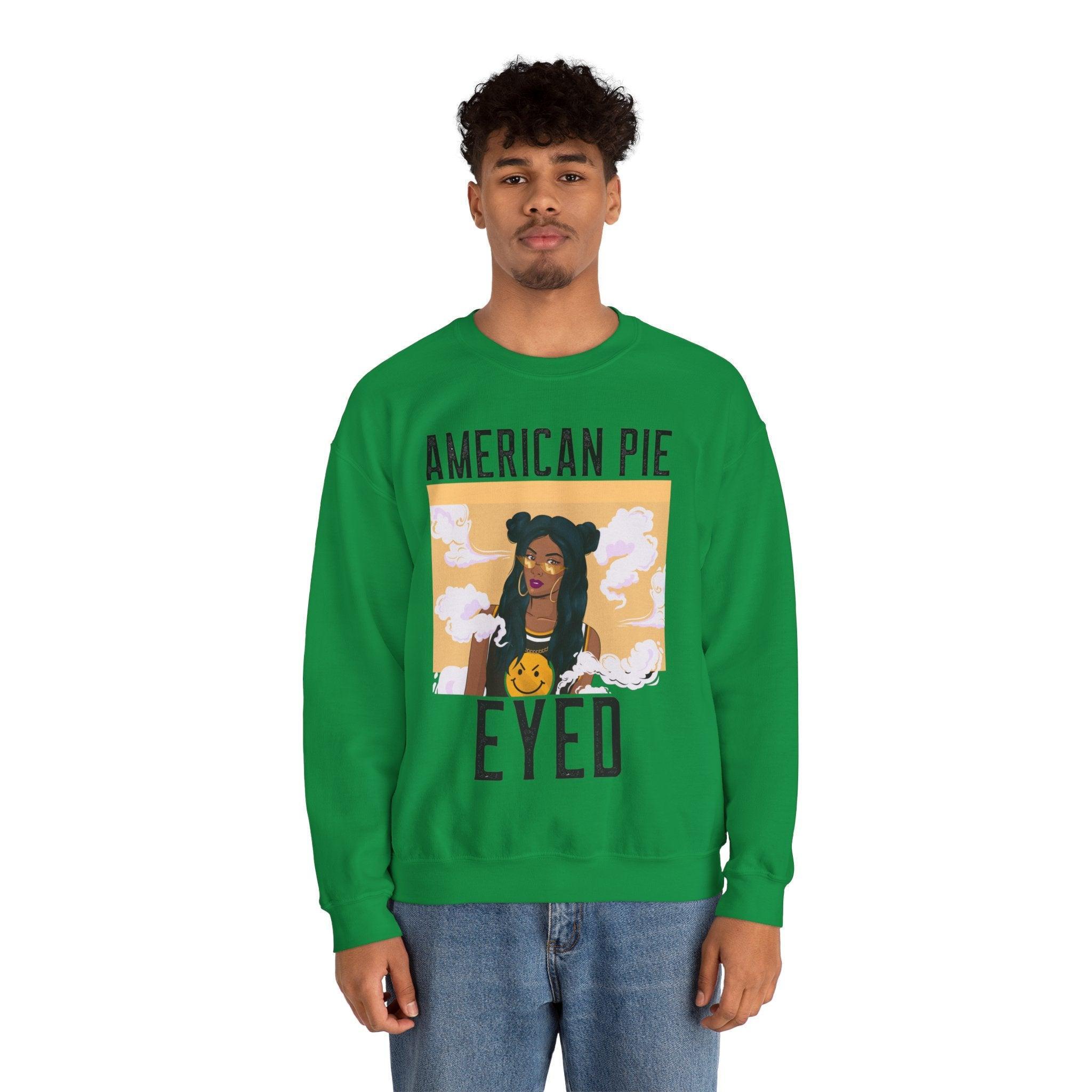 American Pie Eyed - Sweatshirt - Witty Twisters Fashions