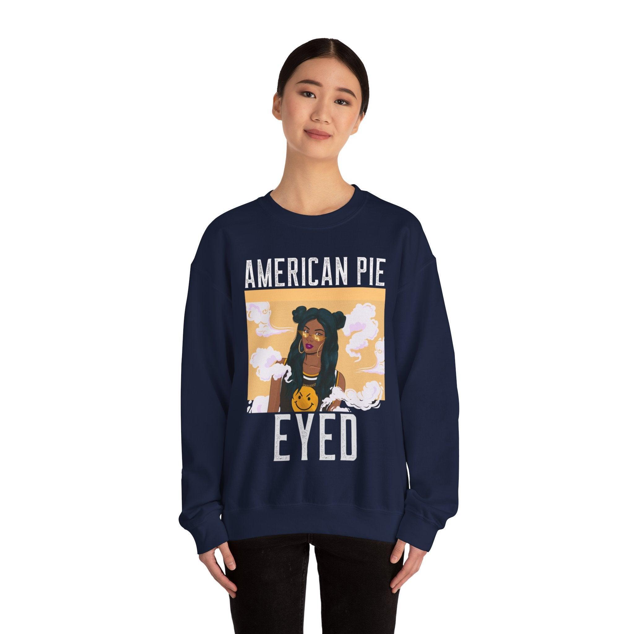 American Pie Eyed - Sweatshirt - Witty Twisters Fashions