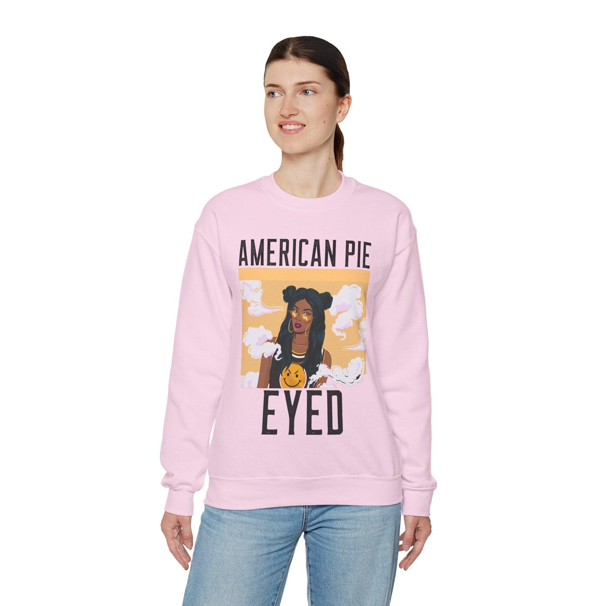 American Pie Eyed - Sweatshirt - Witty Twisters Fashions