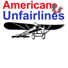 American Unfairlines - Luggage Cover - Witty Twisters Fashions