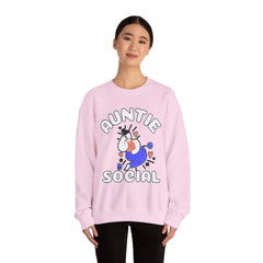 Auntie Social - Sweatshirt - Witty Twisters Fashions