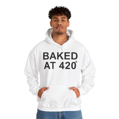Baked At 420 - Hoodie - Witty Twisters Fashions