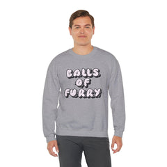 Balls Of Furry - Sweatshirt - Witty Twisters Fashions
