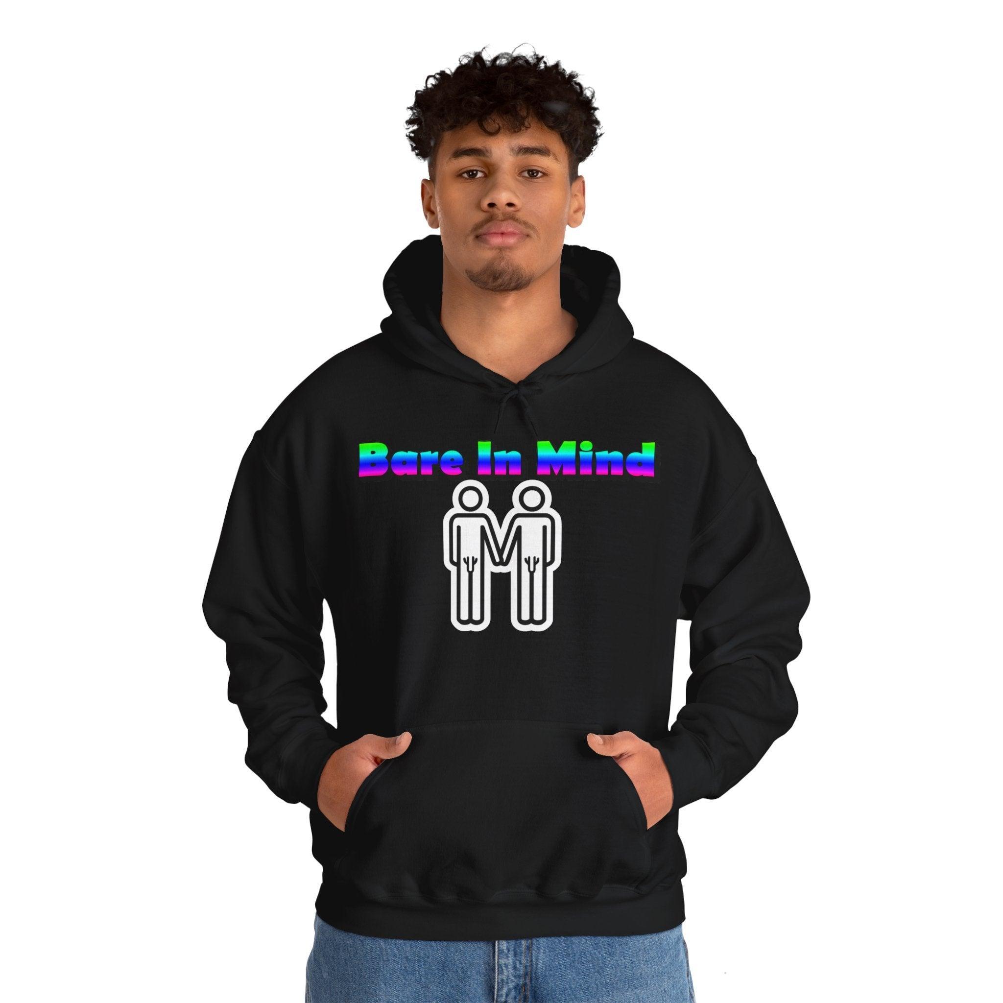 Bare In Mind Same-Sex Men - Hoodie - Witty Twisters Fashions