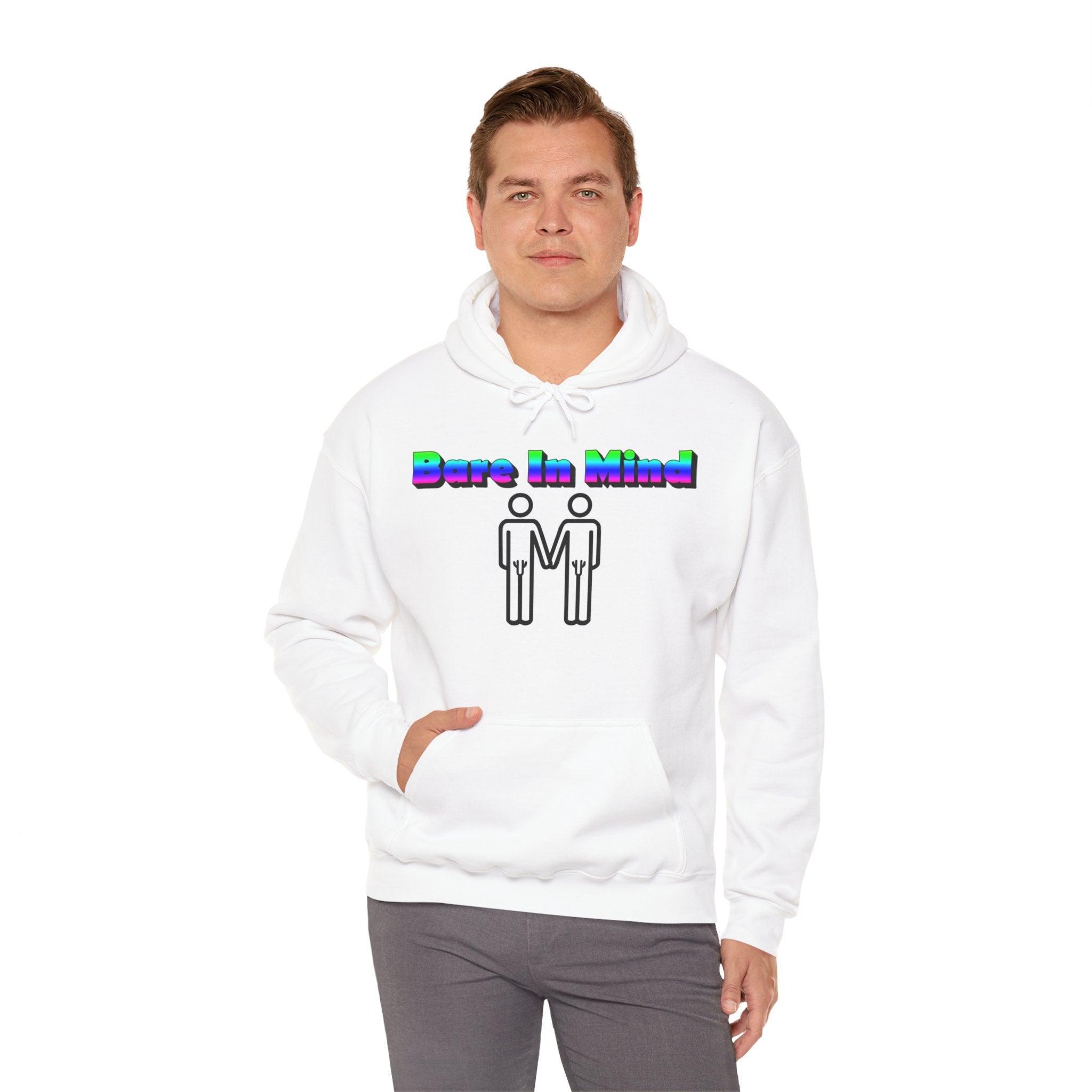 Bare In Mind Same-Sex Men - Hoodie - Witty Twisters Fashions