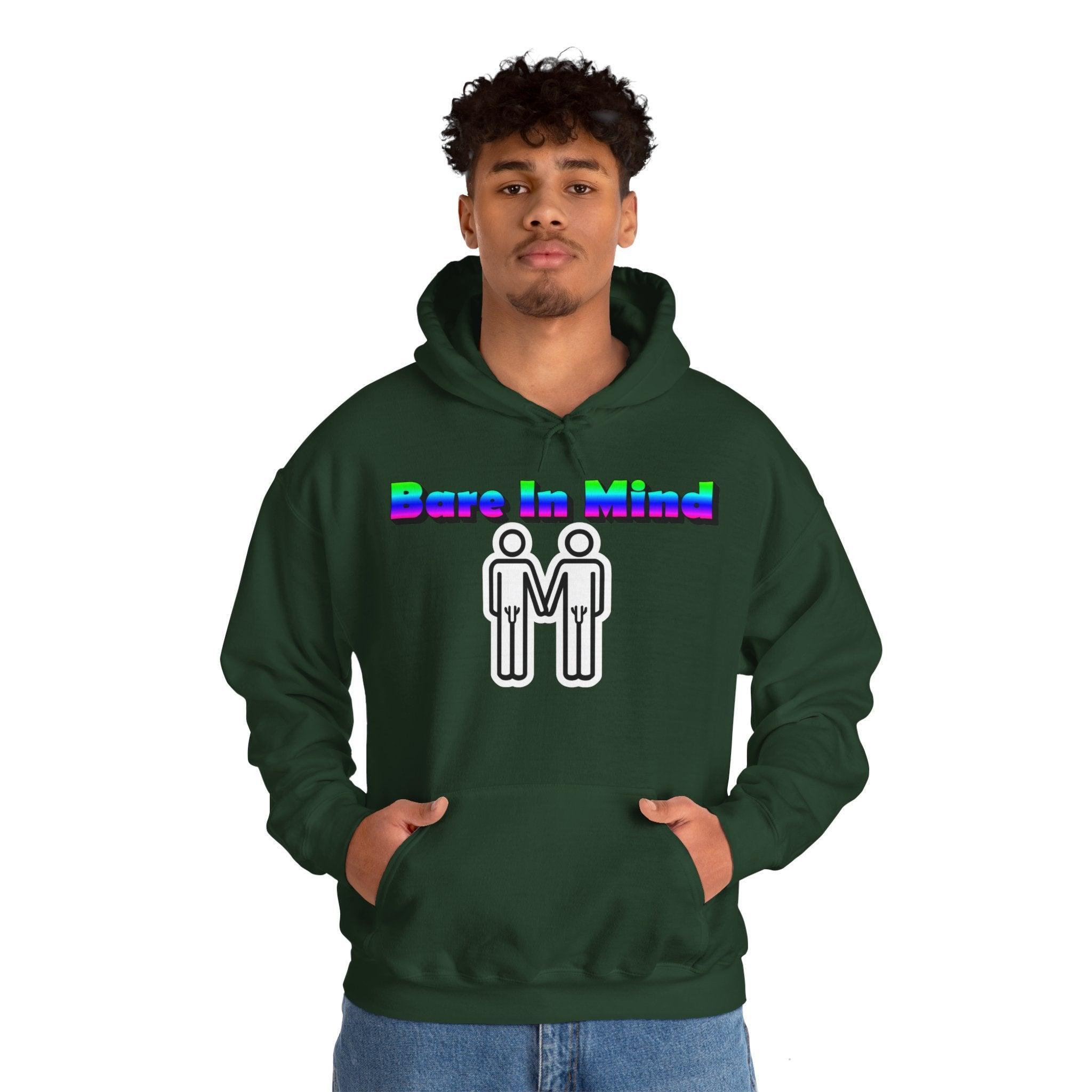 Bare In Mind Same-Sex Men - Hoodie - Witty Twisters Fashions