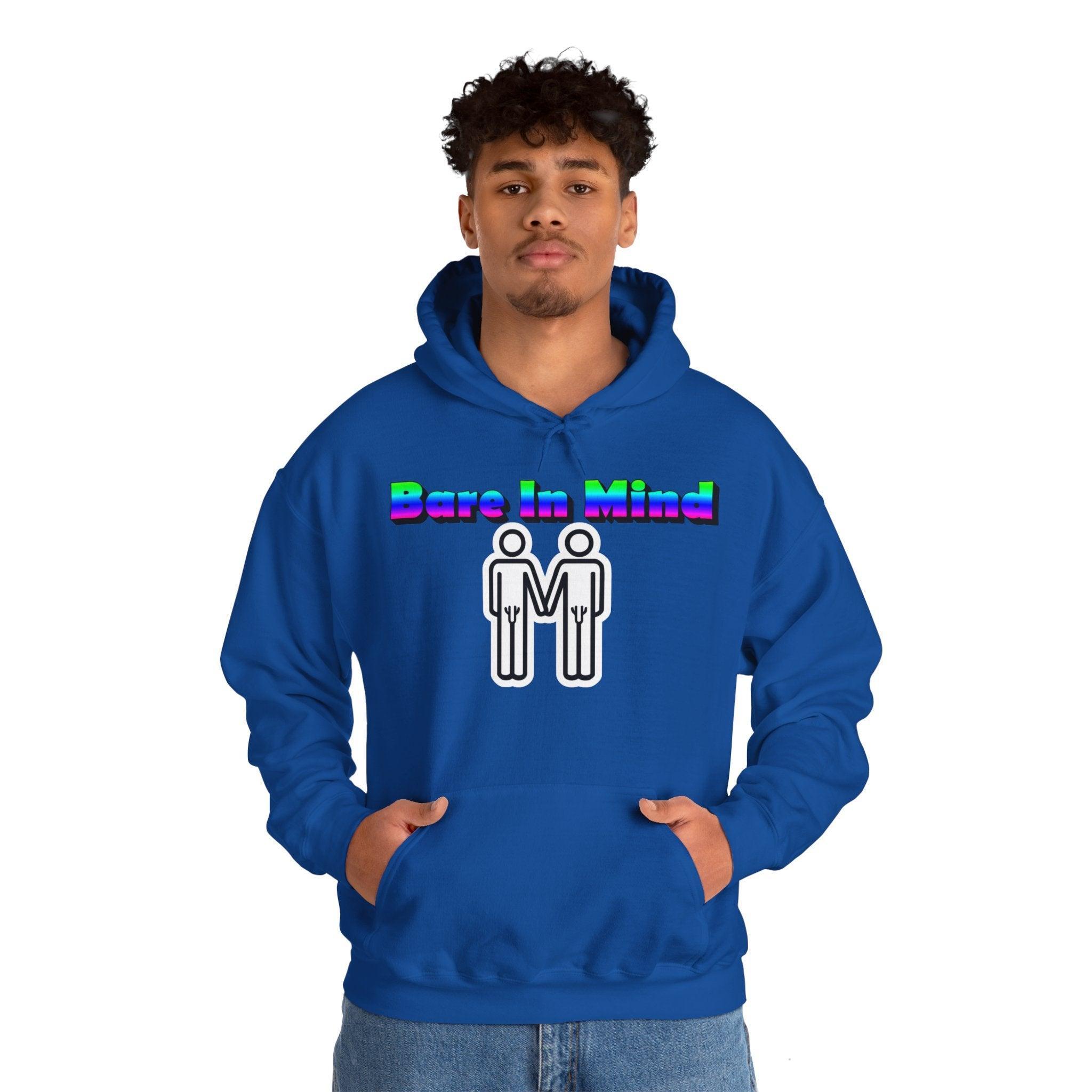 Bare In Mind Same-Sex Men - Hoodie - Witty Twisters Fashions