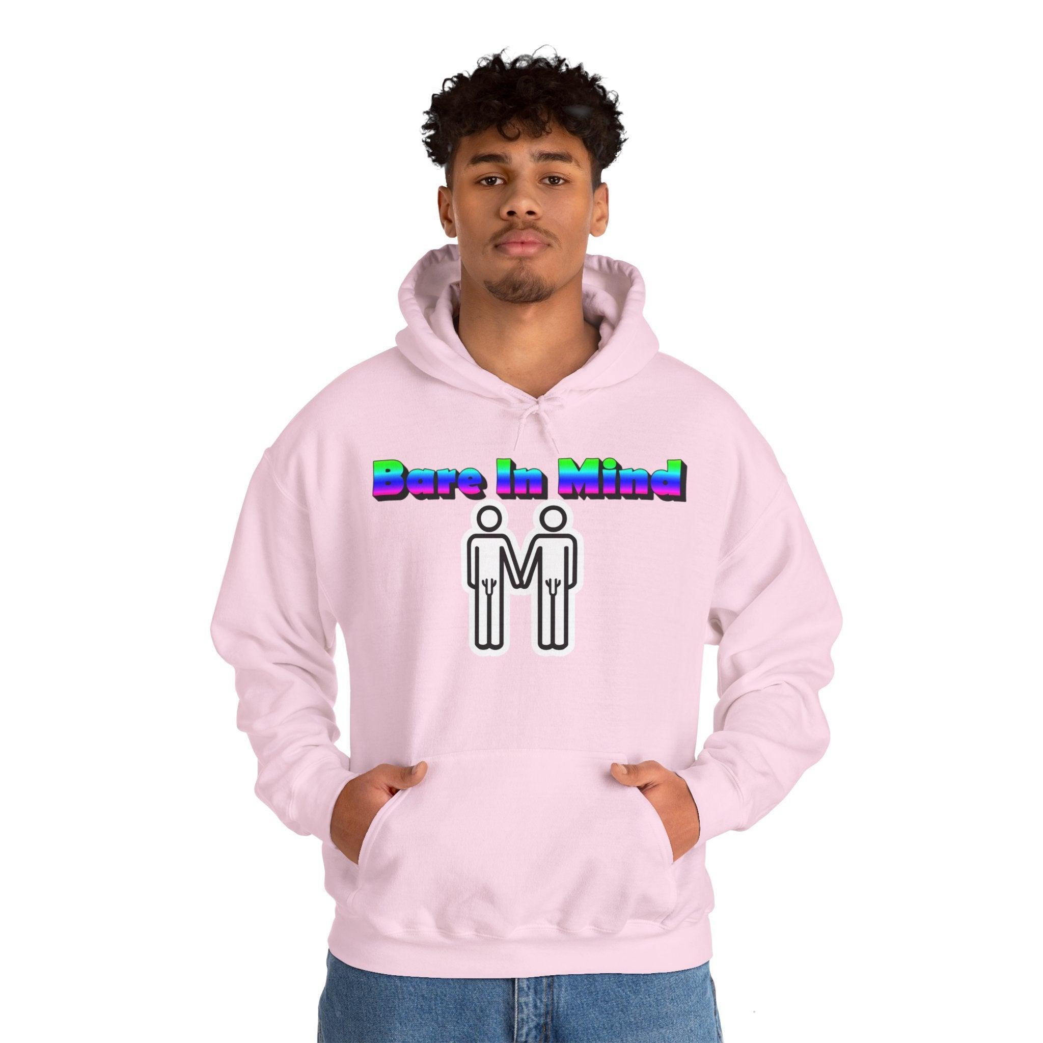Bare In Mind Same-Sex Men - Hoodie - Witty Twisters Fashions