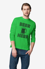 Beer Here - Long-Sleeve Tee - Witty Twisters Fashions