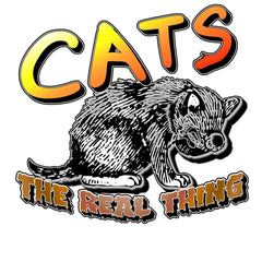 Cats The Real Thing - Tufted Floor Pillow, Round - Witty Twisters Fashions