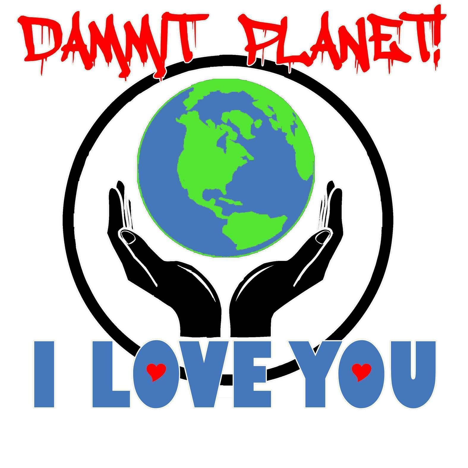 Dammit Planet! I Love You - Woven Tote Bag - Witty Twisters Fashions