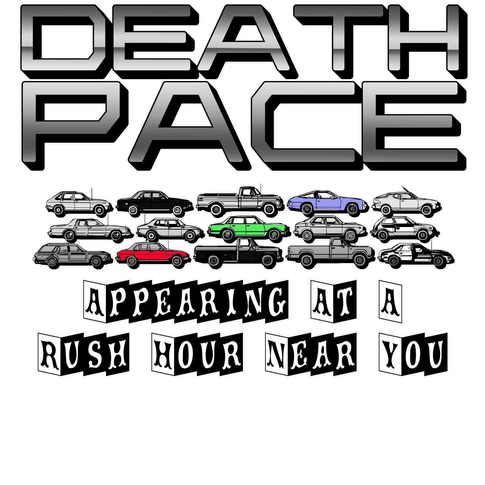 Death Pace Appearing At A Rush Hour Near You - Vehicle Air Freshener - Witty Twisters Fashions