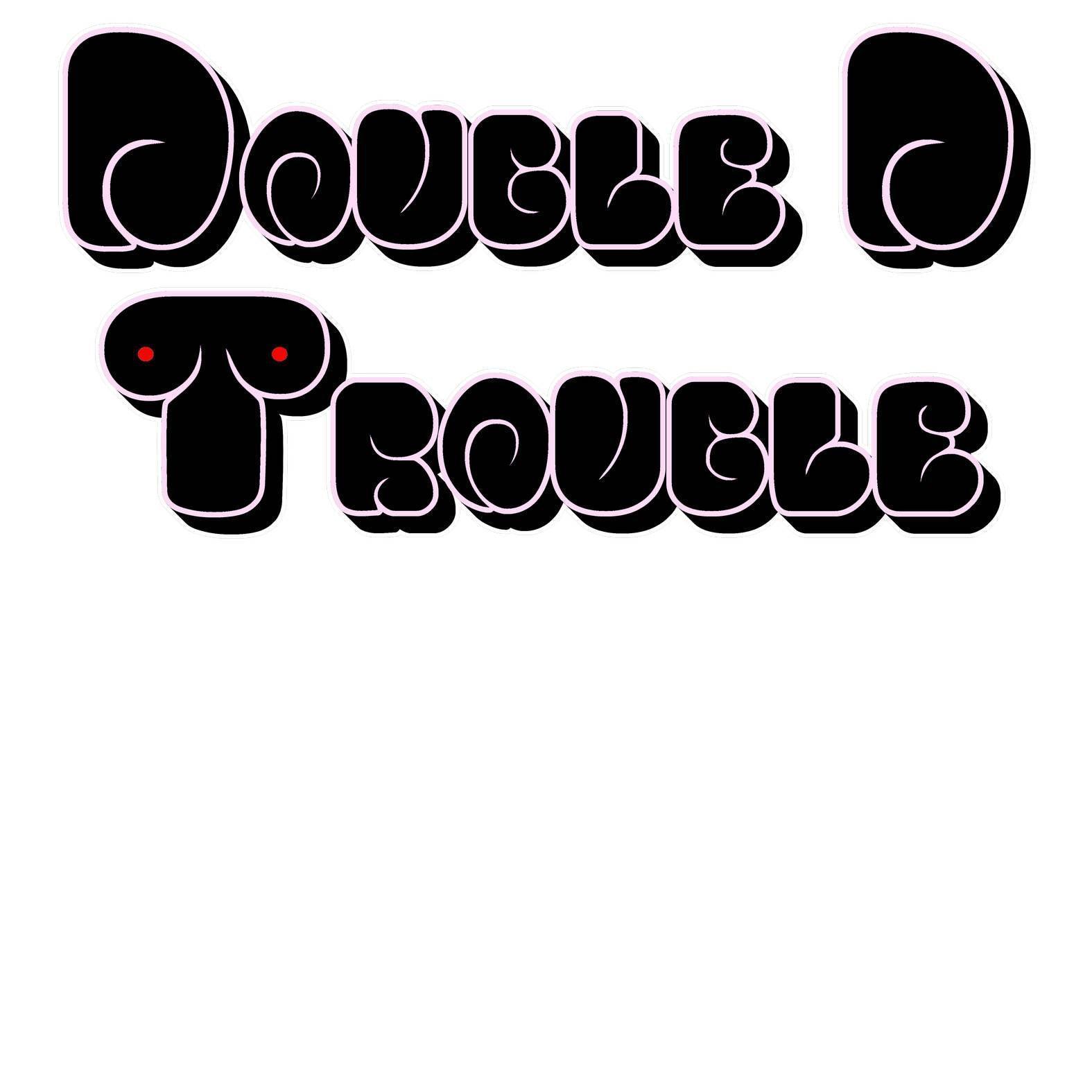 Double D Trouble - Women's Crop Top - Witty Twisters Fashions