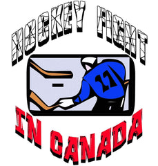 Hockey Fight In Canada - Men’s Puffer Jacket - Witty Twisters Fashions