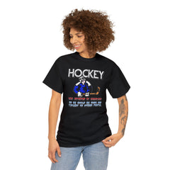 Hockey Was Invented By Canadians so we could be rude and violent to other people - T-Shirt - Witty Twisters Fashions