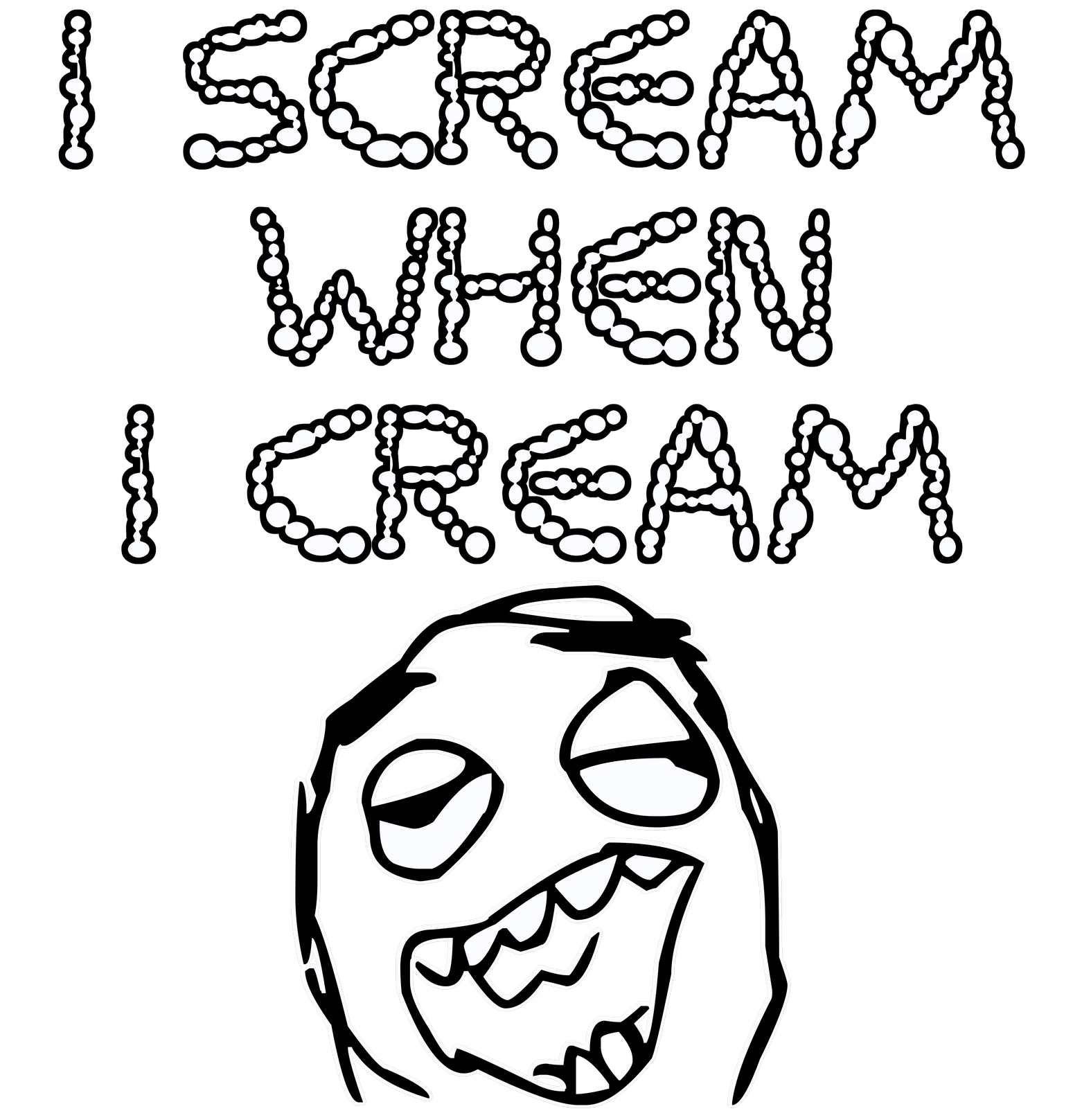 I Scream When I Cream - T-Shirt - Witty Twisters Fashions