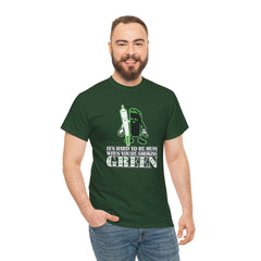 It's Hard To Be Mean When You're Smoking Green - T-Shirt - Witty Twisters Fashions