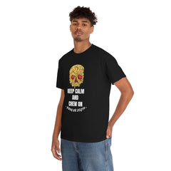 Keep Calm and Chew On Pizza or Death - T-Shirt - Witty Twisters Fashions