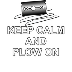 Keep Calm and Plow On - T-Shirt - Witty Twisters Fashions