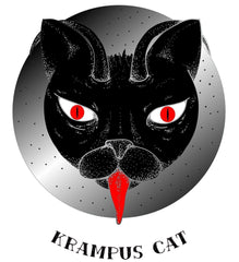 Krampus Cat - Christmas Ball Ornament - Witty Twisters Fashions