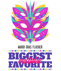 Mardi Gras Flasher Biggest Favorite Mistake - T-Shirt - Witty Twisters Fashions