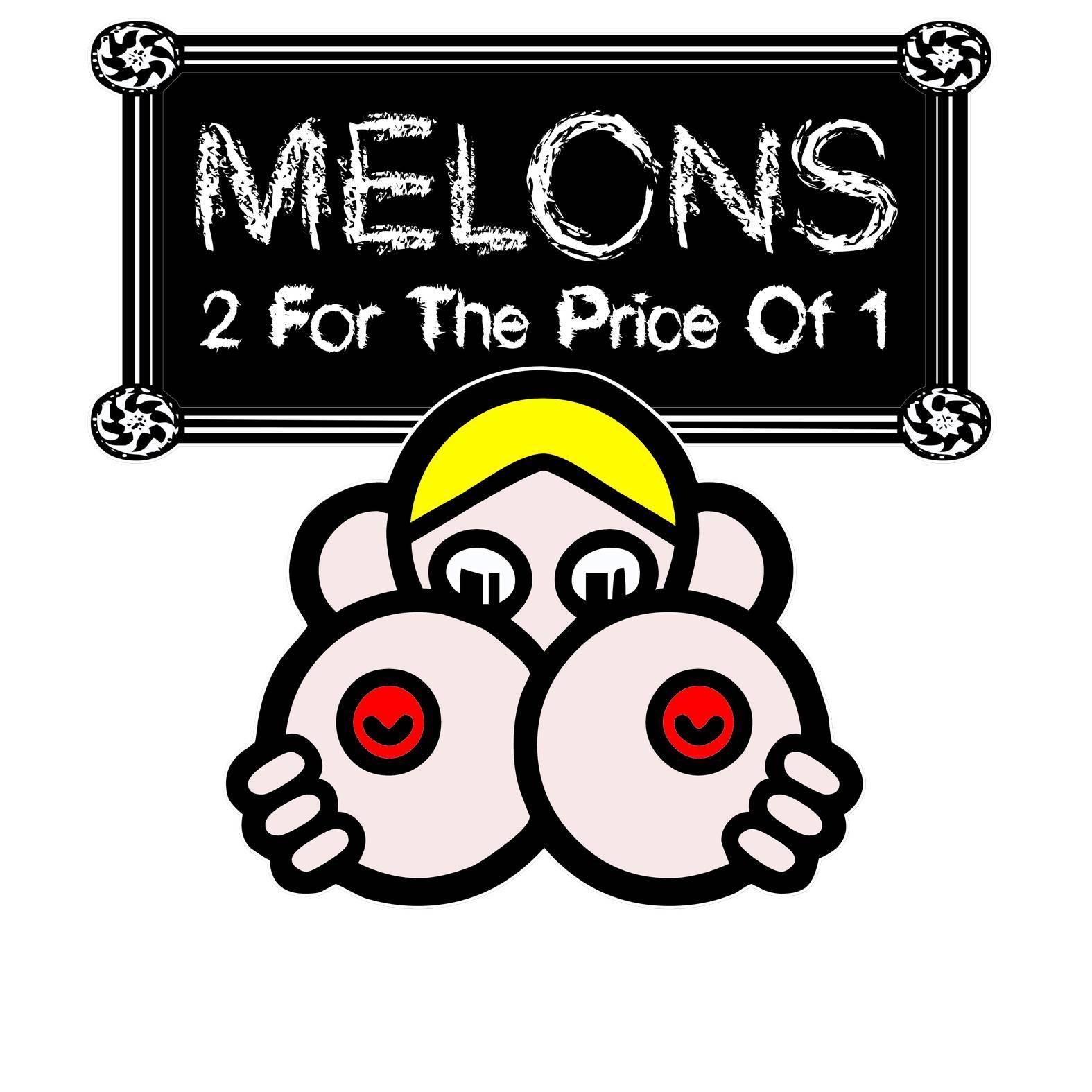 Melons 2 For The Price Of 1 - T-Shirt - Witty Twisters Fashions