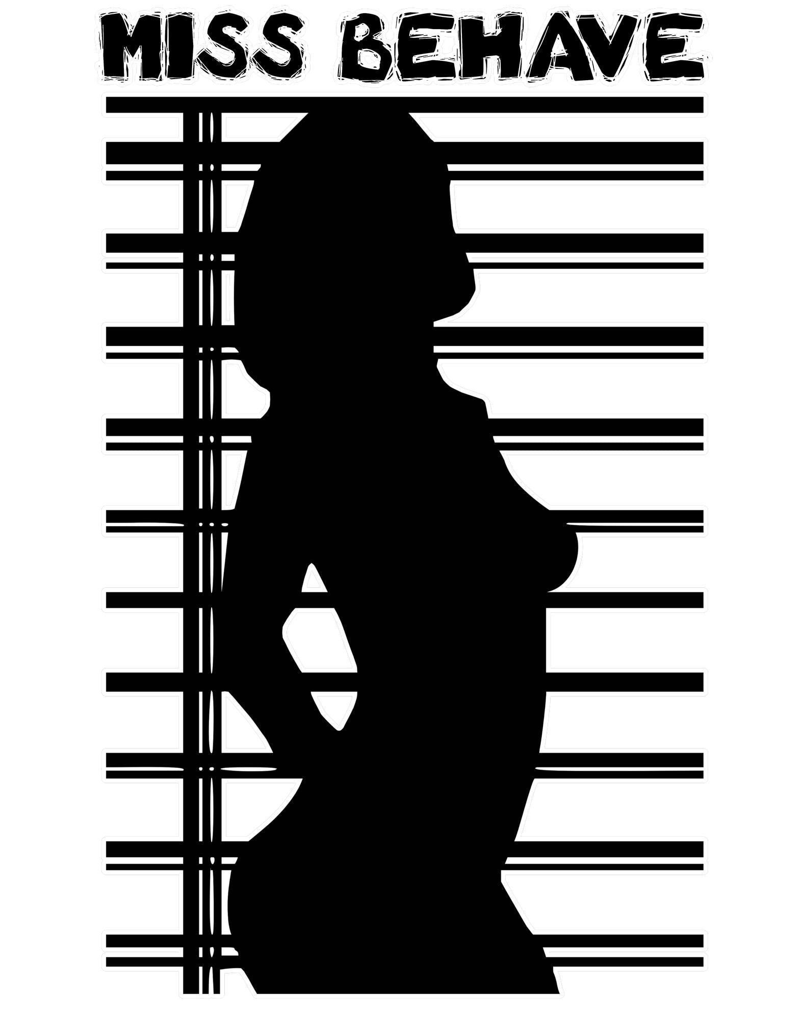 Miss Behave - T-Shirt Dress or Nightie - Witty Twisters Fashions