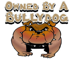 Owned By A Bullydog - T-Shirt - Witty Twisters Fashions