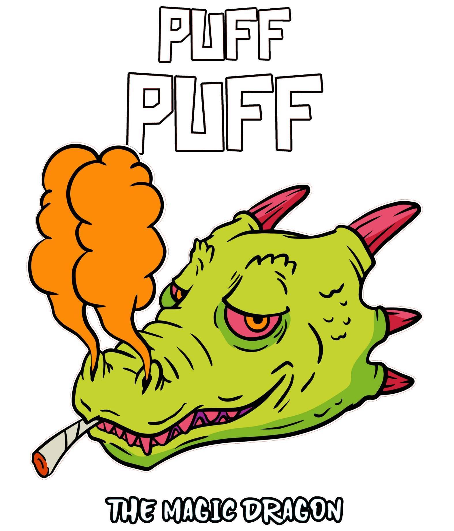 Puff Puff The Magic Dragon - T-Shirt - Witty Twisters Fashions