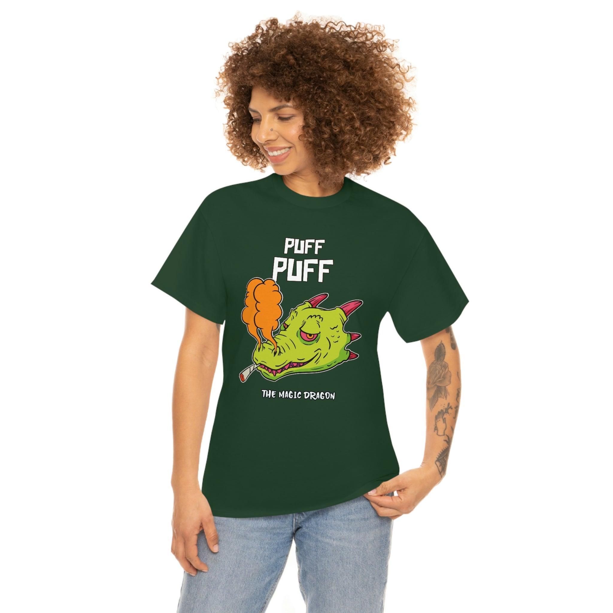 Puff Puff The Magic Dragon - T-Shirt - Witty Twisters Fashions