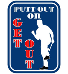 Putt Out Or Get Out - Golf Balls, 6pcs - Witty Twisters Fashions
