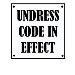 Undress Code In Effect - Women's Baby Tee - Witty Twisters Fashions