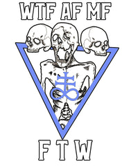 WTF AF MF FTW - Necktie - Witty Twisters Fashions