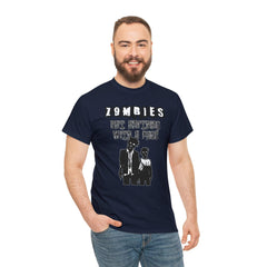 Zombies Eat Anything With A Face - T-Shirt - Witty Twisters Fashions