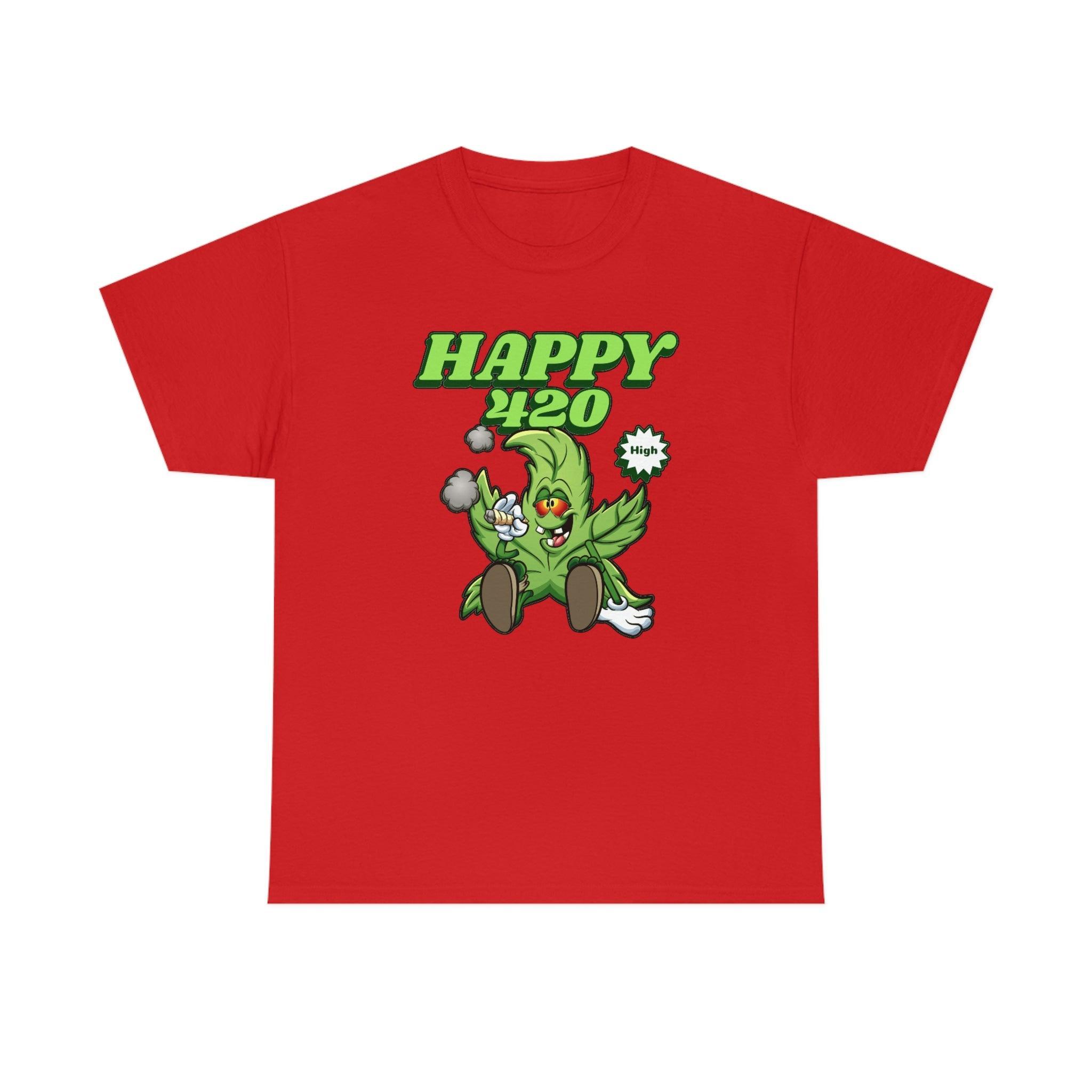 Happy 420 - T-Shirt - Witty Twisters Fashions